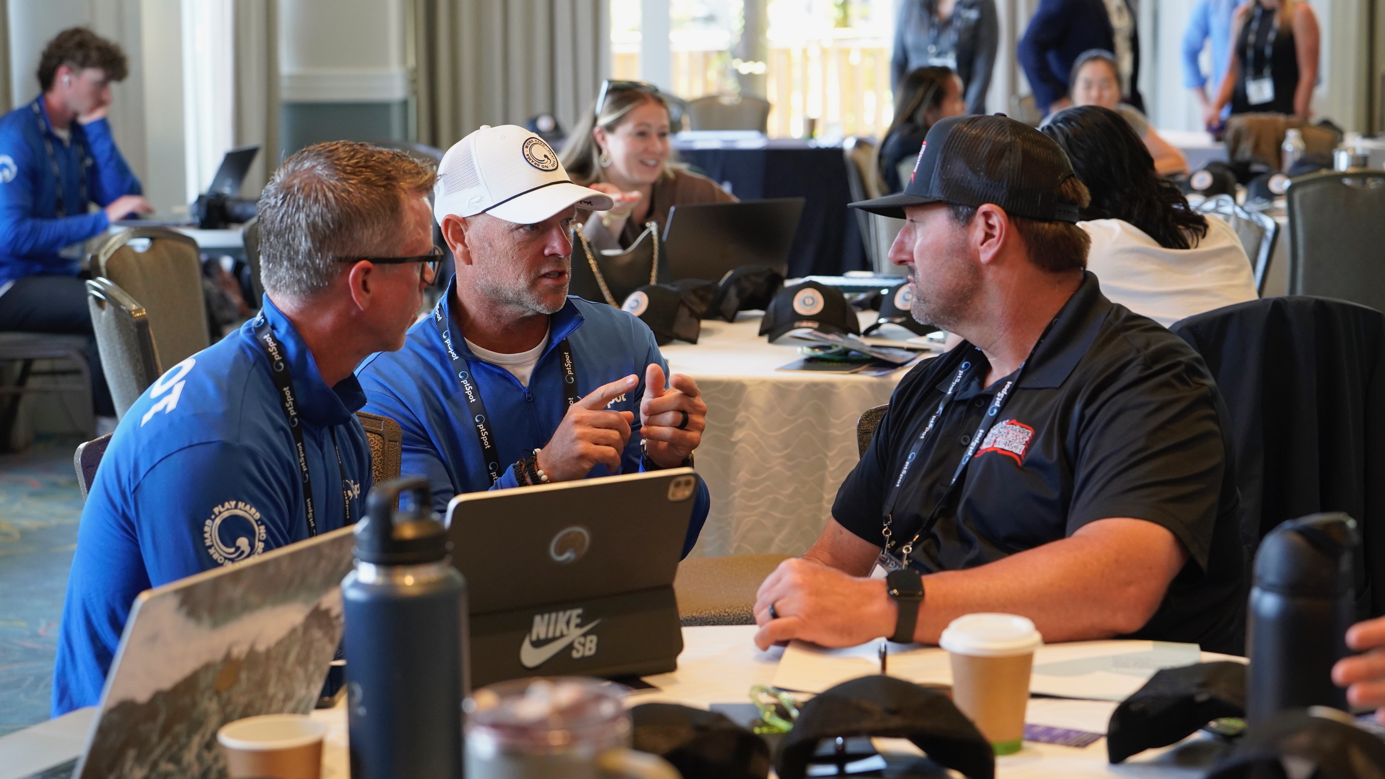OptSpot team working hands-on with operators